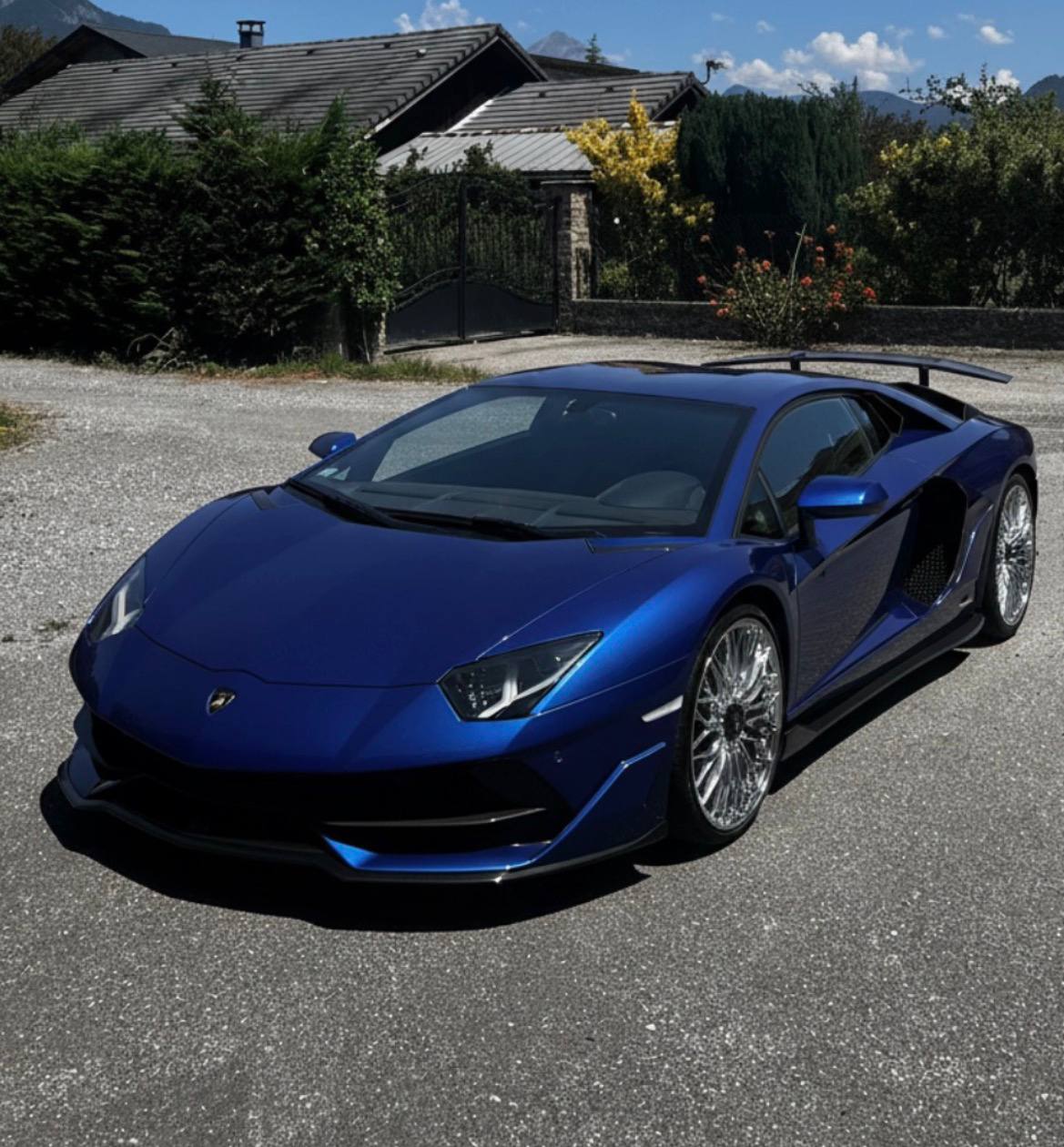 Aventador S bleu